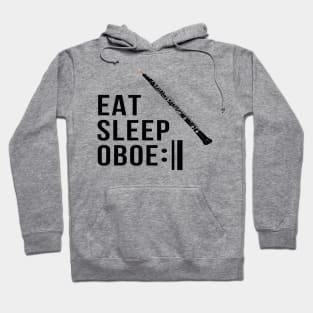 Eat Sleep Oboe Repeat Oboist Funny Hoodie